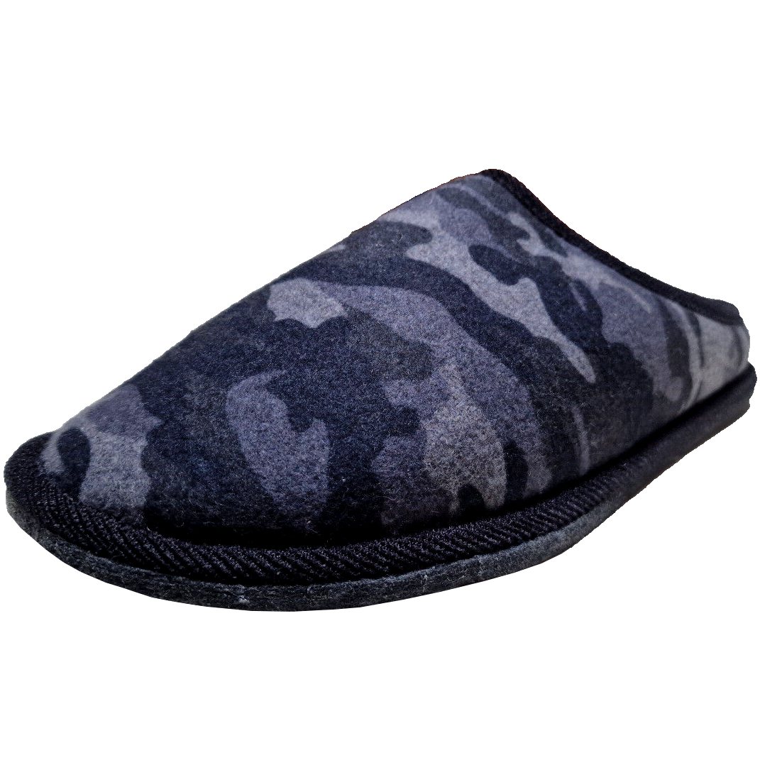 Herren Pantoffeln Hausschuhe Schlappen Filz Latschen Puschen Filzsohle m. Noppen