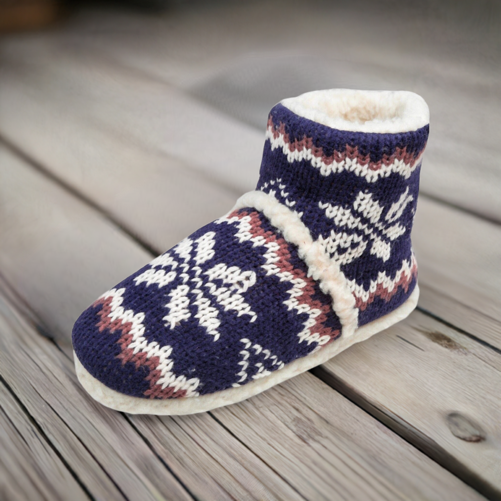 Hüttenschuhe warm Winter Norweger